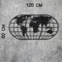 Wallity World Map Globe Led - Black